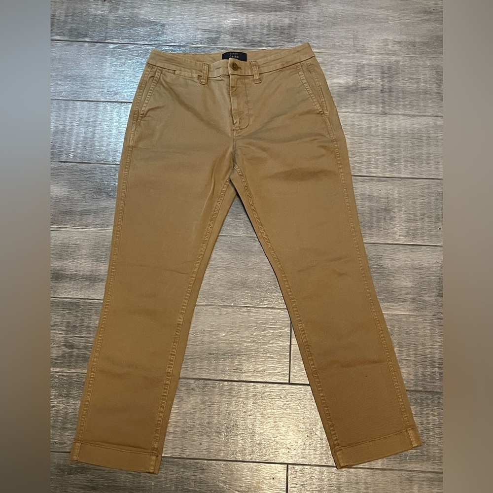 J.Crew Ankle Length Chino Pants- Size 26